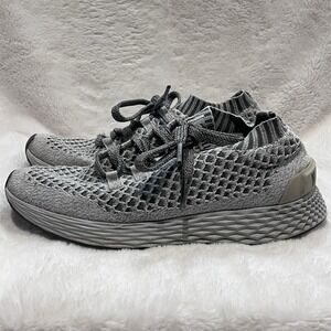 NOBULL Allday Knit Men 8 Women 9.5 Gray Athletic Training Sneakers Running Shoe